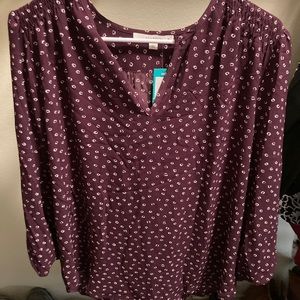 Maroon Blouse (tags on)